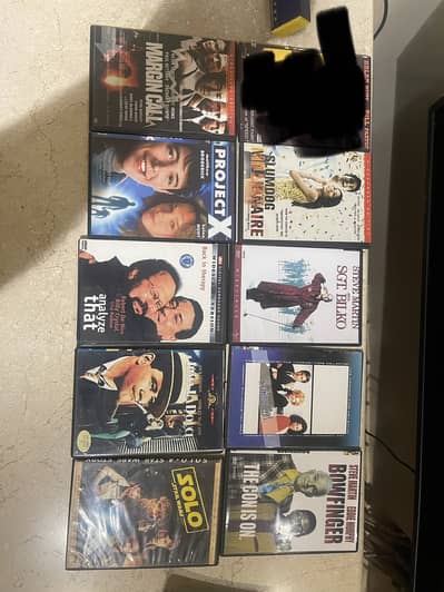 Dvd’s  Eng & Indian movies only Only 187 left  Complete box: 9,350/-