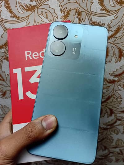 Redmi 13c with box 6/128 all ok urgent sale please only call
