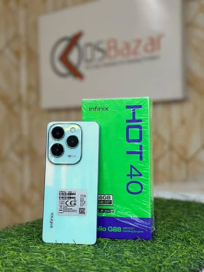 Infinix Hot 40 8gb Ram 256gb Storage With Box & Charger