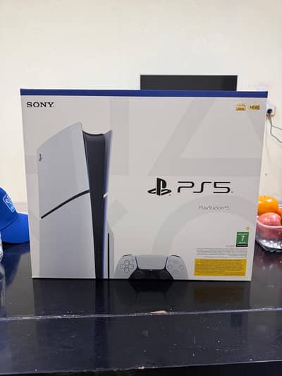 PS5 Slim Disc Edition 1TB Brand New Sealed – Middle East Version