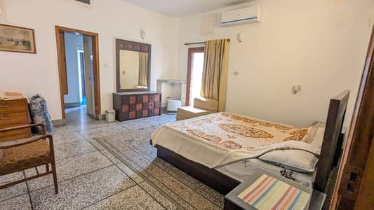 FOR RENT Fully Furnished 2 Beds Upper Portion with Solar Panel Only Foreigners F_8/1