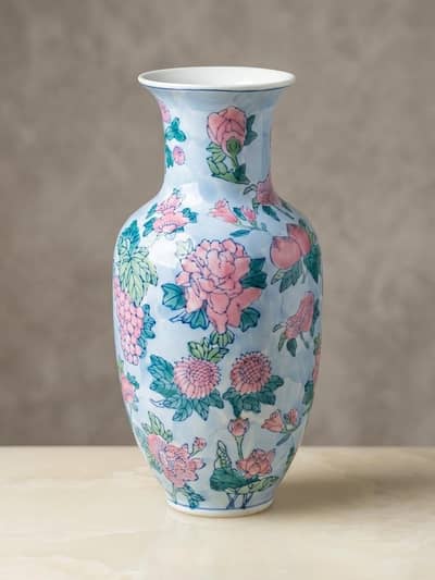 Elegant Large Porcelain Flower Vase – Decorative Piece