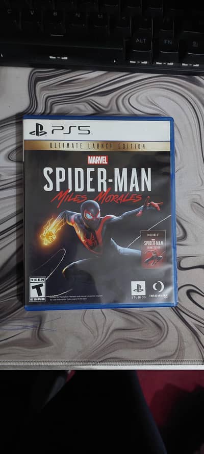 PS5 Spider-Man Miles Morales Ultimate Edition disc for Sale