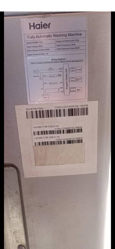 Full Automatic mechine 6 months use only , new condition all ok 