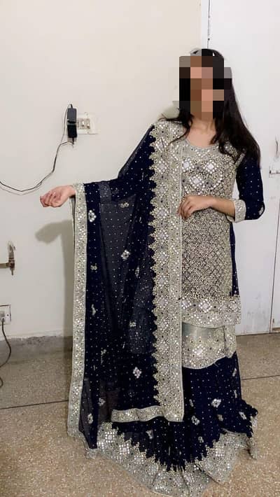 one time used Bridal lehnga for sale.