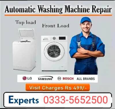 Automatic washing machine repair service at your door step