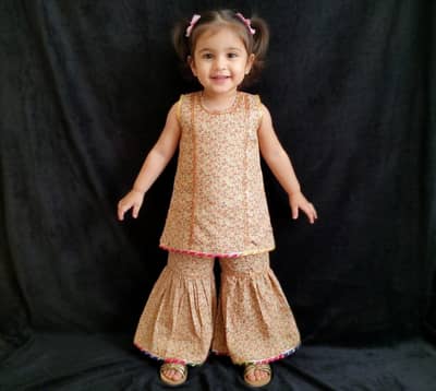 Beautiful baby girl Dress, 2 PCs in different ages