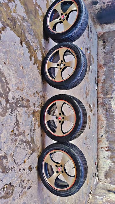 alloy rims & tyer 17 inch