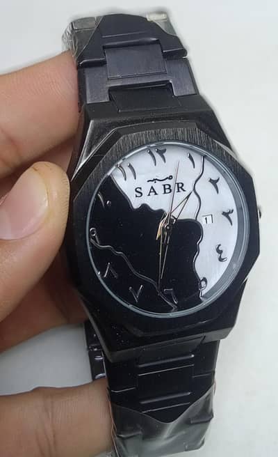Steel Aura watch by SABAR
