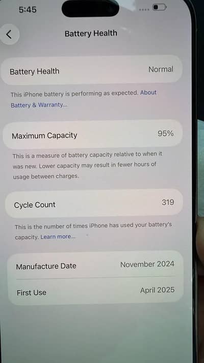 Iphone 16 pro max Golden 256 Gb