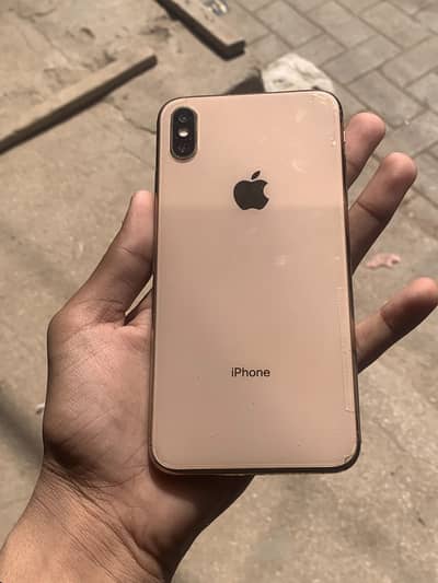 iPhone X s max 256 gb golden clr ( exchange available)