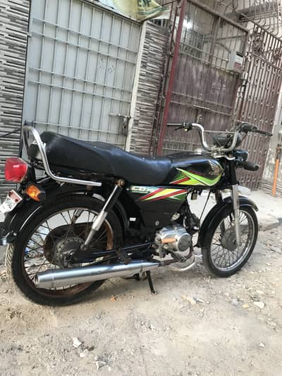 Honda 70 2019 karachi num