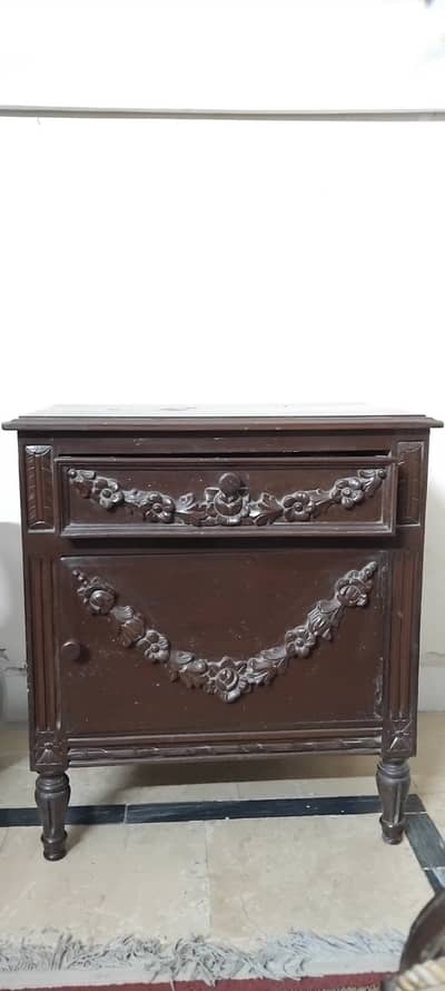 Pure wood bedside tables