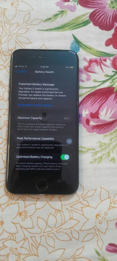 iPhone 7 pta approved 256 gb black color