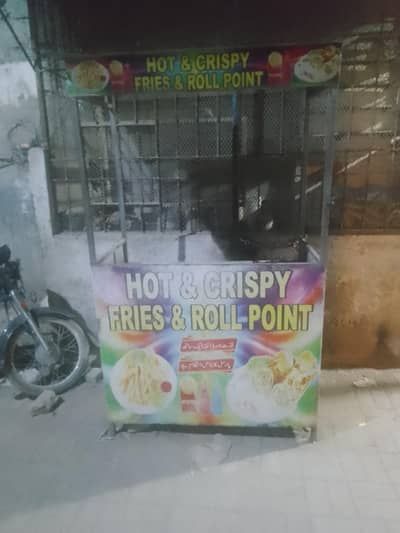 French fries counter for sale completely saman
