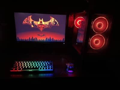 Wooden Computer/Gaming Table with Hut & Storage - Urgent Sale