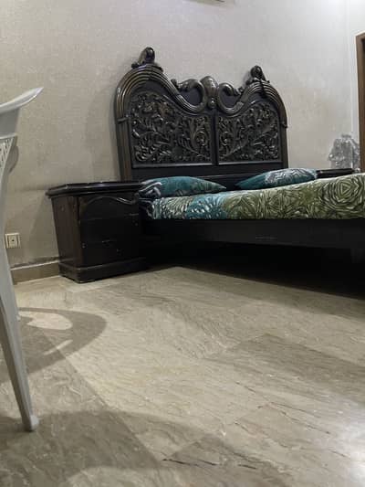 Pure Sheesham wood King Size Bed