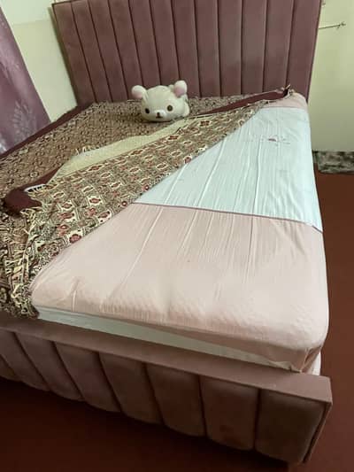 bed with spring mattress A-1 condition recently purchased. . .