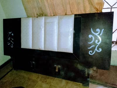 Double Bed with side Drawer