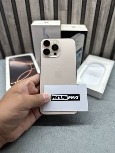 16 Pro Max HK | 256GB | PTA Approved | Desert Titanium | Apple iPhone
