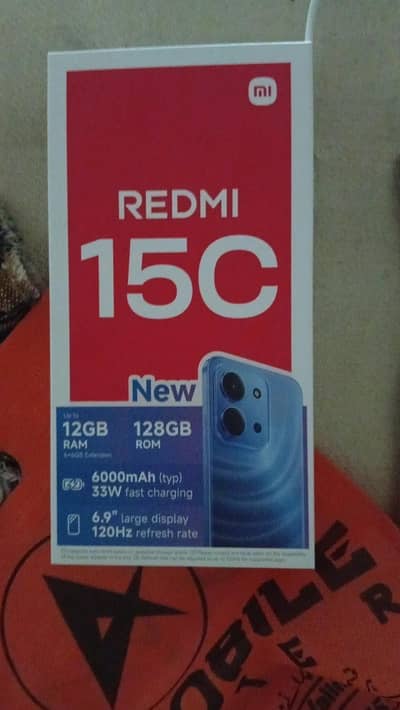 redmi 15 c 6 128 light green colour 5 din use