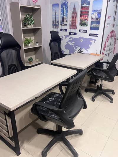 amount of desk 3 office desk 10/10 condition