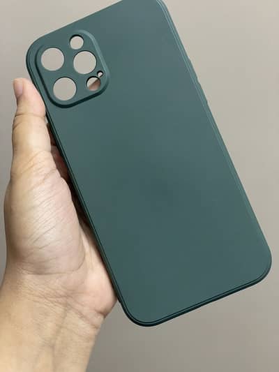 iPhone 12 Pro Max Cover | Dark Green | camera protection case