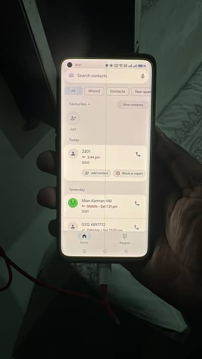 OPPO Reno 5 pro 5G box charger sat ha penal ma 1 line ha bs