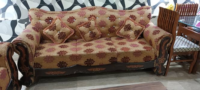 Sofa Set 6 Seater | Good Condition | Lahore