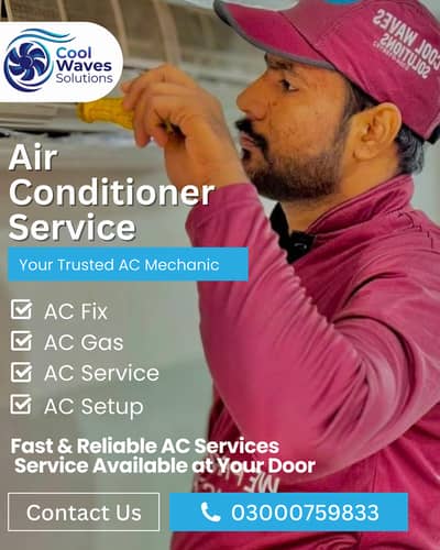 AC problem? 1 call aur hum aapke darwaze par