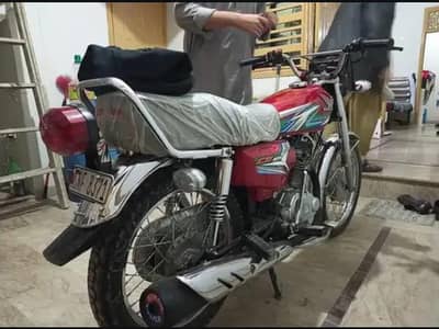 Honda cg 125 2023 model sukkar number