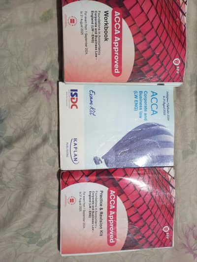 ACCA F4 fbt bpp and Kaplan kits and bpp studytext.