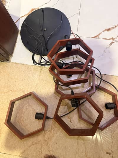 Wooden funos with blub