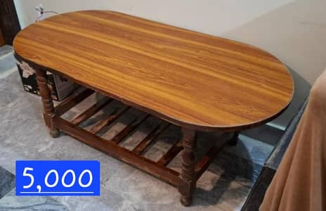 wooden centre table available for sale in perfect condition.