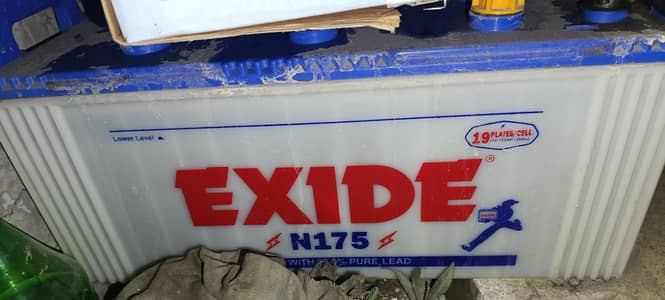 Urgent sale batteries Exide 175 N 19 plates cells