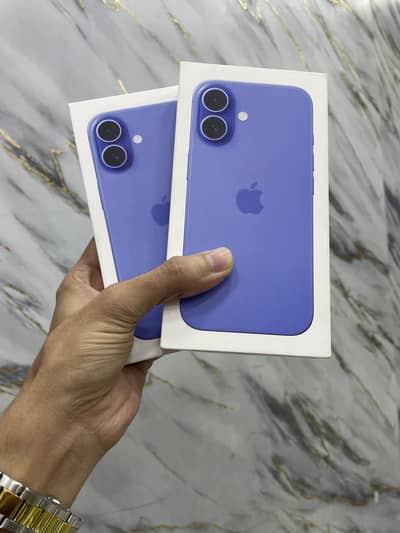 Iphone 16 128 box pack  factory unlock physical+esim