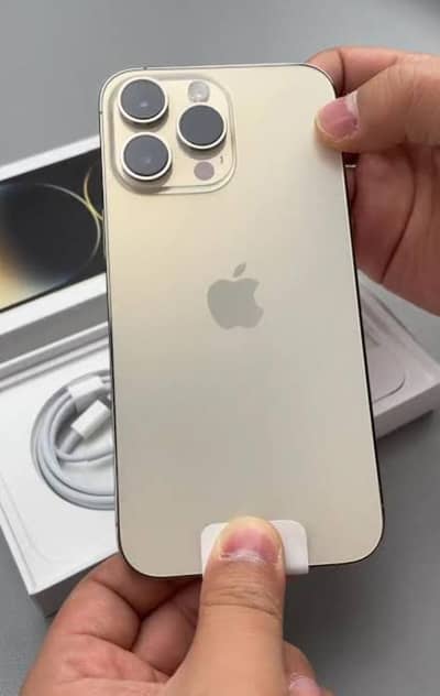 14 Pro Max Official Pta Approved Gold color