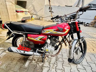 Honda CG 125 Genuine Copy and Letter
