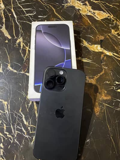 iPhone 16 Pro Max – Black Titanium – 256GB (Non-PTA) Factory Unlocked