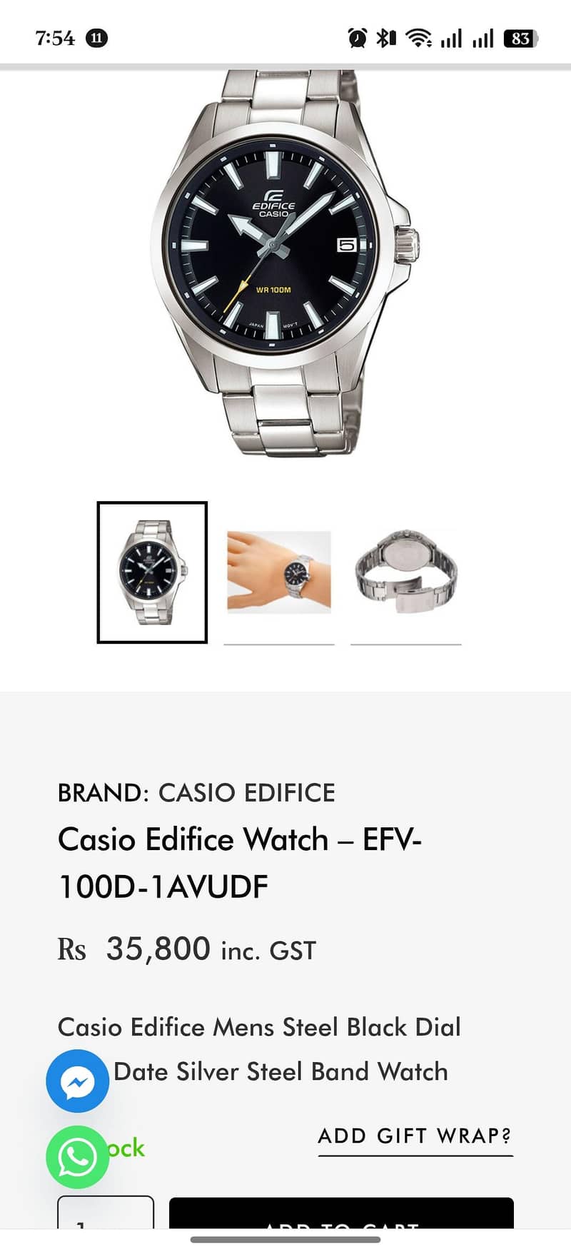 Edifice casio 6