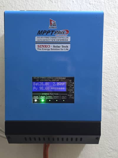 Sinko MPPT Solar Hybrid Charge Controller 12v 24v 80A
