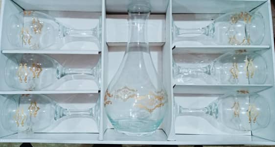 New Imported Water Set Jug And Glass set