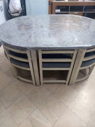 dining table with chairs