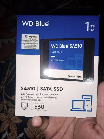 western digital SSD model SA510  WD blue 1 tb