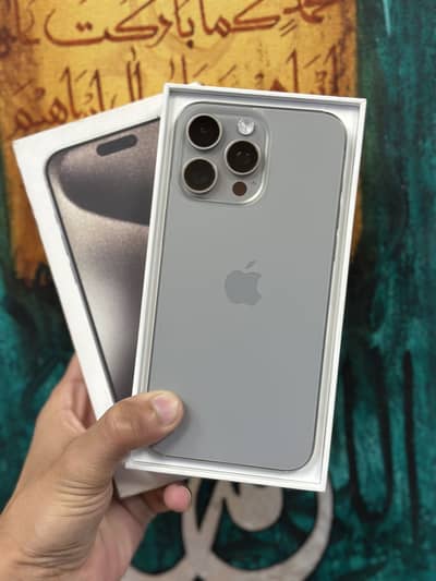 IPHONE 15 PRO MAX - 1TB Storage- Physical Plus Esim