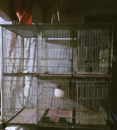 12 Column Bird Cage – Can Be Divided into 6 Parts