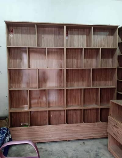 shop racks and counter