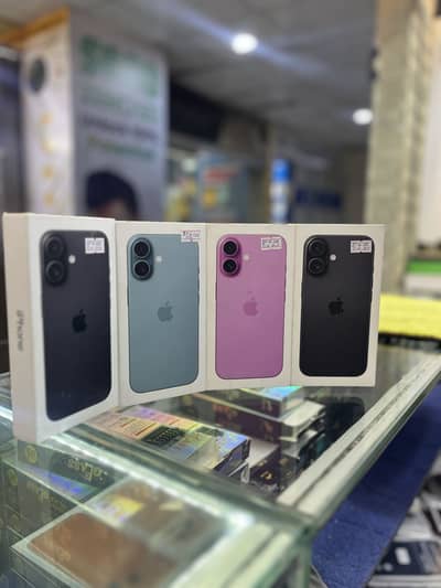 Brand New Box pack Iphone 16 Teal Green Colour 128Gb Factory Unlock