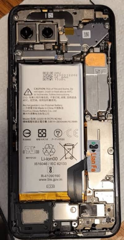 Google Pixel 4 Panel damged