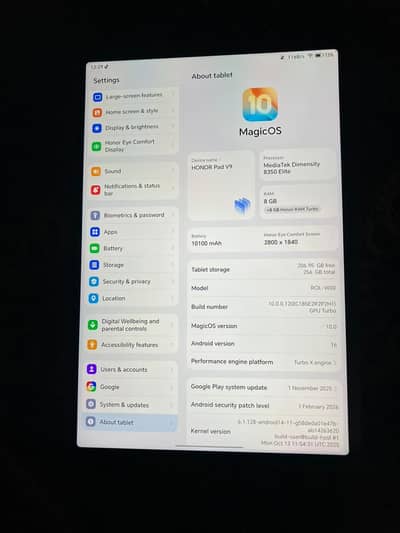 pubg 90fps honar pad v9 8+8=256 10100mha battery